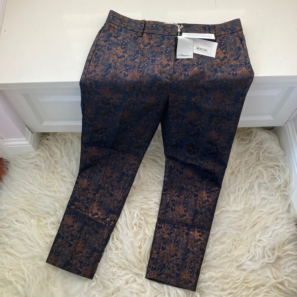 3.1 PHILLIP LIM Printed Straight Leg Pants - Picture 3 of 9